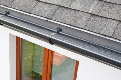 Home with Gutter Covers Installed