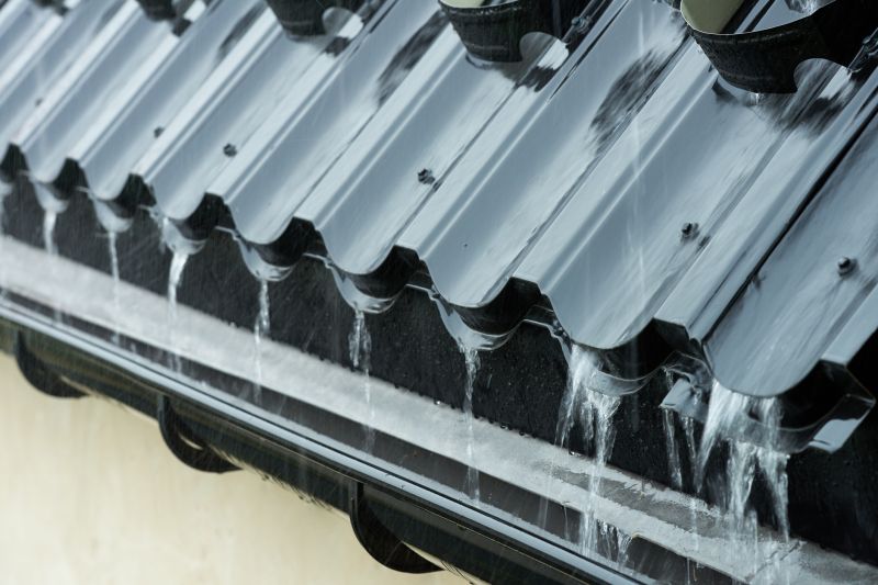 Gutter Covers in Action During Rain